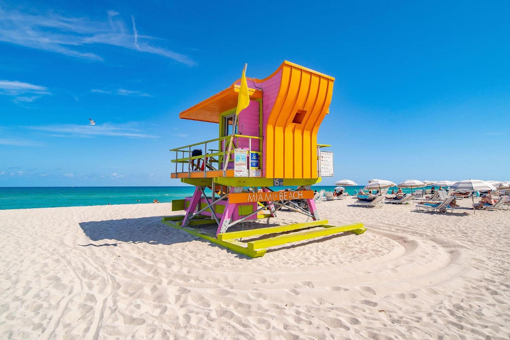 Ocean Drive Deco Apt W/2 Queen Beds, Steps 2 Beach Маямі-Біч Екстер'єр фото